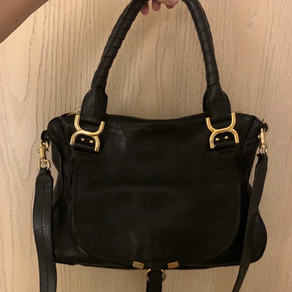 Chloe Medium Marcie Leather Handbag
